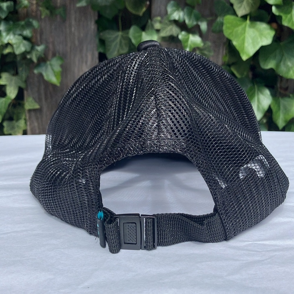 Dutch Bros Blue Trucker Hat black coffee work mesh‎ vintage new - Picture 3 of 6